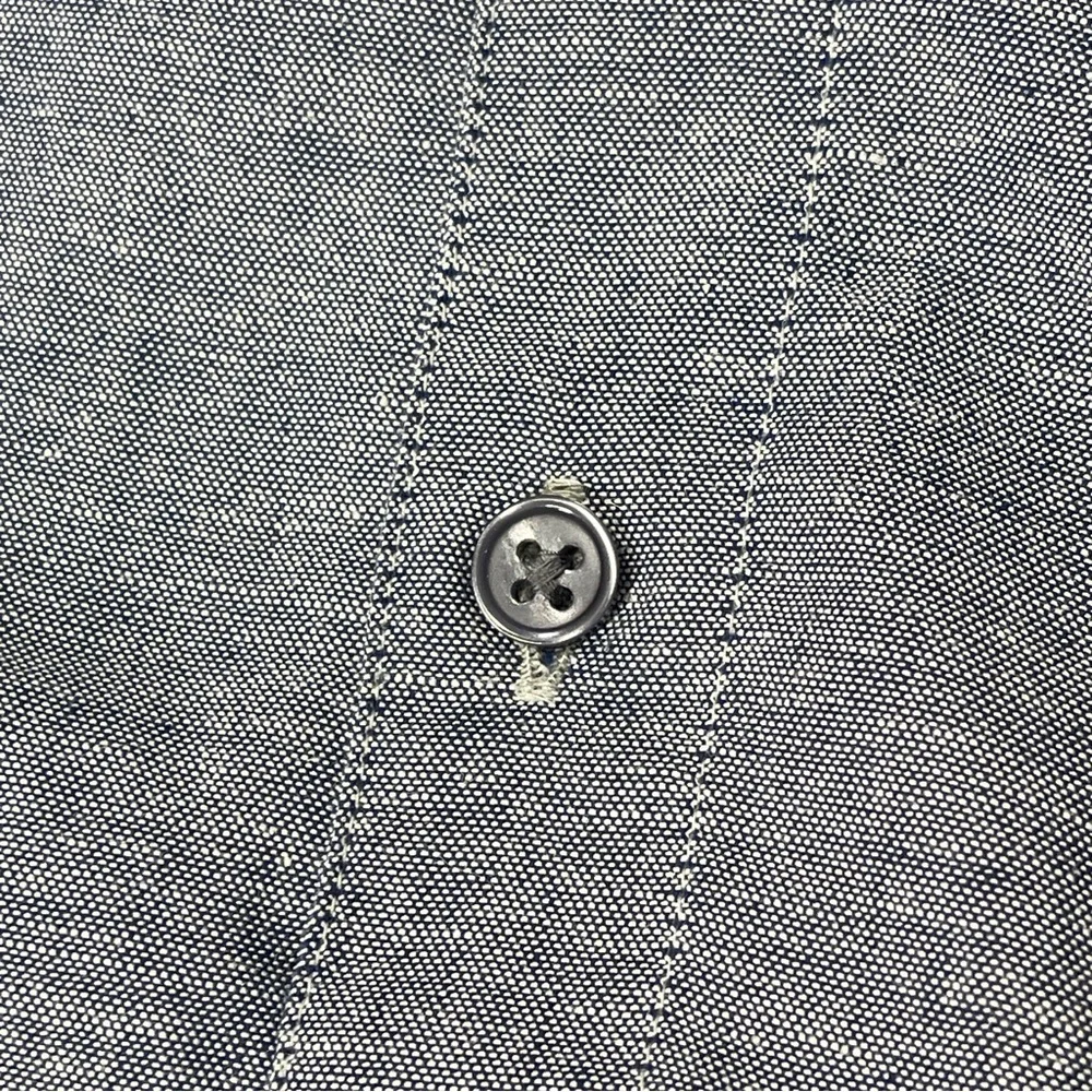 HUCKBERRY X COORS Guayabera Shirt Short Sleeve Blue Western Size Large Brewery - Picture 8 of 9